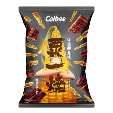 保质期2025-09-05 | CALBEE卡乐B 栗一烧 蒲烧鳗鱼味 80g