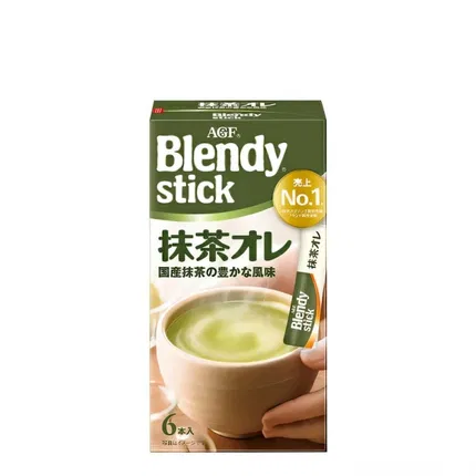 日本AGF Blendy stick 宇治抹茶欧蕾拿铁 6条入