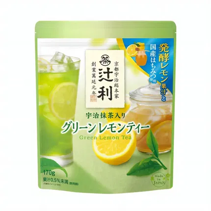 【季节限定】日本TSUJIRI辻利茶铺 蜂蜜柠檬抹茶 170g