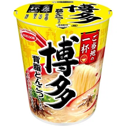 日本ACECOOK 博多背脂猪骨拉面 66g