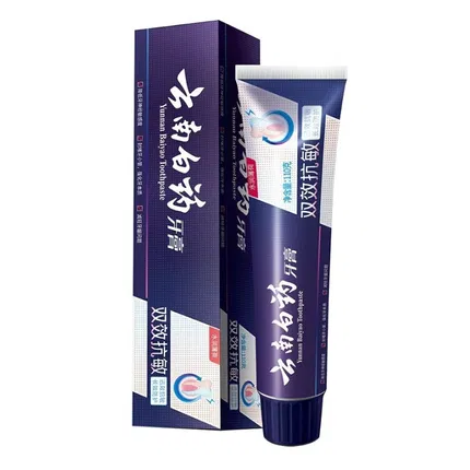 云南白药 双效抗敏牙膏 水润薄荷 110g