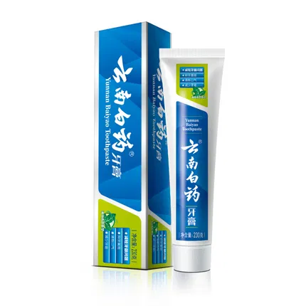 云南白药 牙膏 薄荷清爽香型 230g