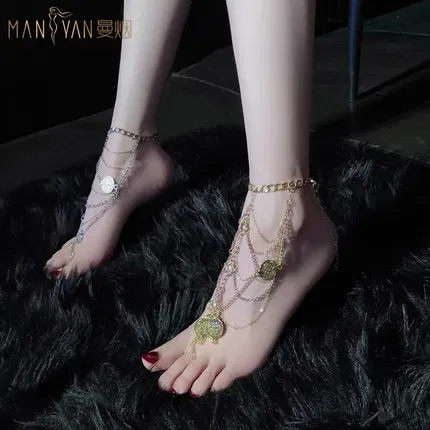 MANYAN曼烟 宫廷风脚链 2035 多款选