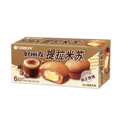 ORION好丽友 提拉米苏  138g 内含6枚