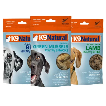 新西兰K9 Natural 狗狗冻干零食 50g 2味选