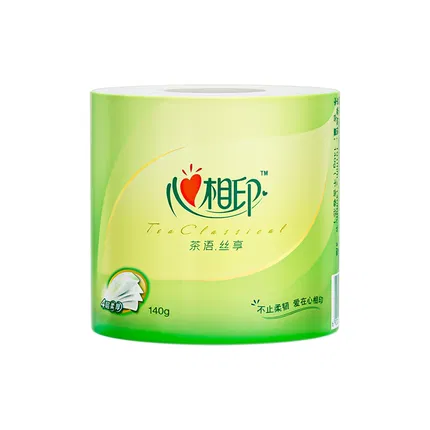 心相印 茶语丝享系列 有芯卫生纸 140g*单卷入