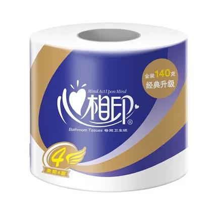 心相印 心柔系列 有芯卫生纸 140g*单卷入