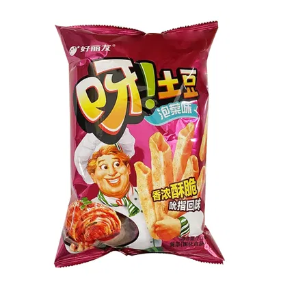 ORION好丽友 呀!土豆 空心薯条 泡菜味 70g