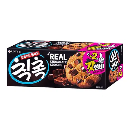 韩国LOTTE乐天 巧克力曲奇饼干 120g