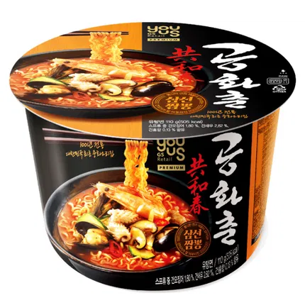 韩国YOUUS友施 共和春 三鲜海鲜汤面 110g