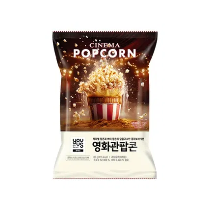 韩国YOUUS友施 影院爆米花 黄油味 70g