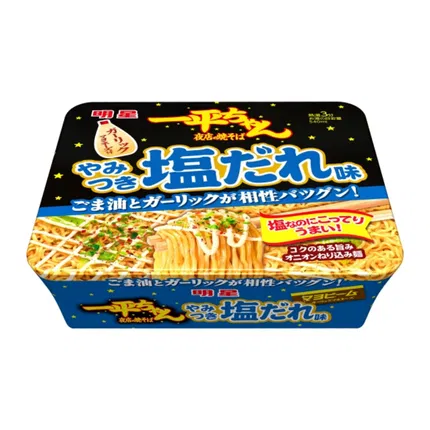 日本MYOJO明星 一平夜店炒面 美乃滋豚骨盐味 132g