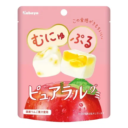 日本KABAYA 方块软糖 苹果味 58g
