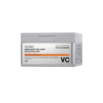 韩国VT Reedle Shot Vita-light 维他亮白微晶精华面膜 30片入