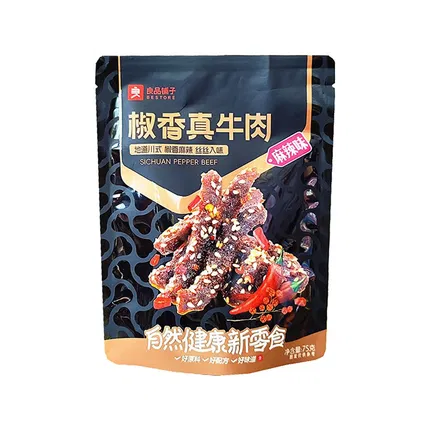良品铺子 椒香真牛肉 麻辣味 75g