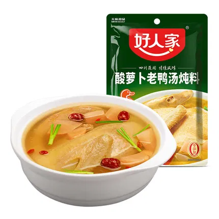 好人家 酸萝卜老鸭汤炖料 350g