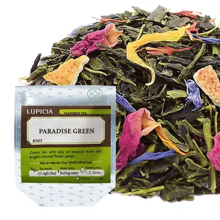 日本LUPICIA PARADISE GREEN 热带水果绿茶 8503 袋装 50g