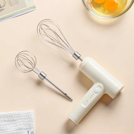 川岛屋 无线电动打蛋器 双拌头