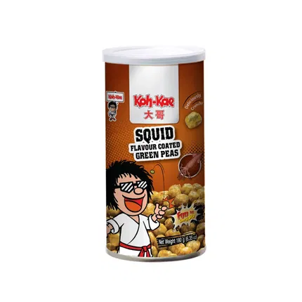 泰国Koh-Kae大哥 爆脆豌豆 鱿鱼味 180g