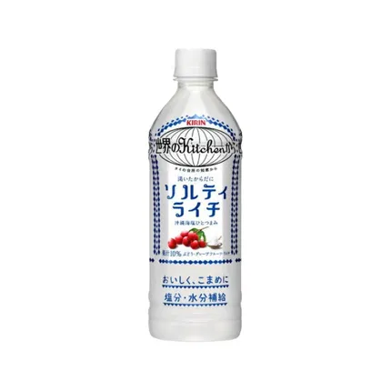 日本KIRIN麒麟 冲绳海盐荔枝果汁饮料 500ml