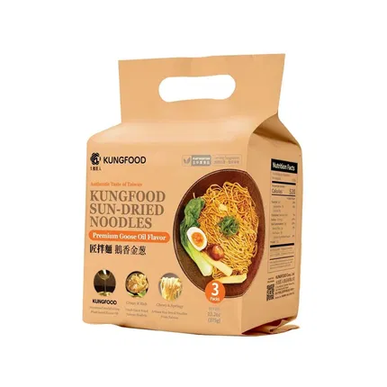 台湾大拙匠人 匠拌面 鹅香金葱拌面 125g*3包入