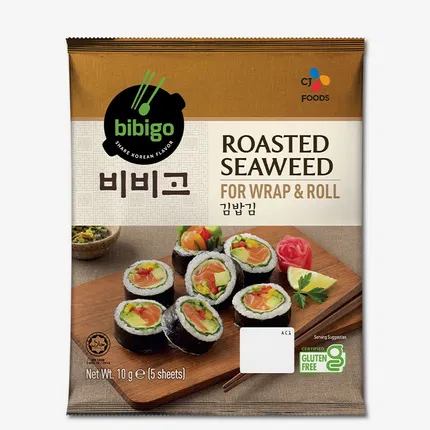 韩国CJ希杰 bibigo必品阁 寿司用烤海苔 10g