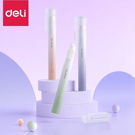 Deli得力 纽赛笔型固体胶 2.2g 多色选