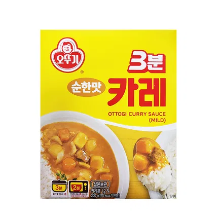 韩国OTTOGI不倒翁 3分钟咖喱 微辣 200g