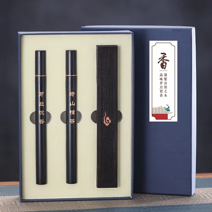 黑檀木卧香盒 礼盒装 2款选