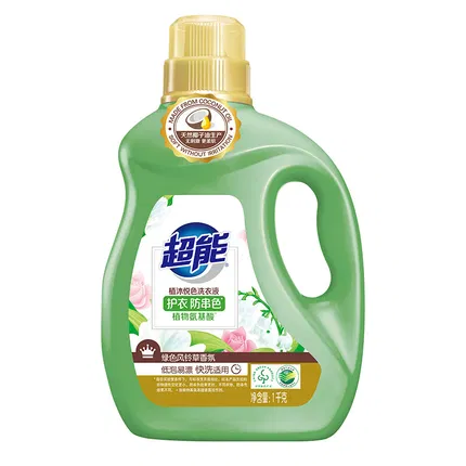 超能 植沐悦色洗衣液 绿色风铃草香氛 1kg