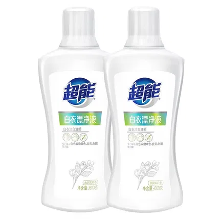 【2瓶】超能 白衣漂净液 水润茉莉香 600g*2瓶入