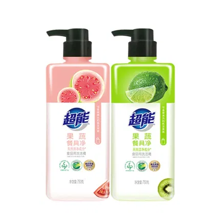 【2瓶】超能 果蔬餐具净 750g*2瓶入 多款选