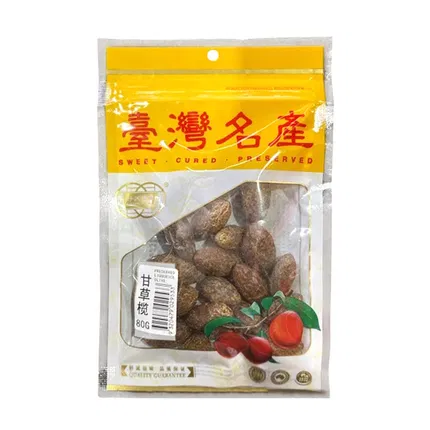 钎诚佰味 甘草榄 80g