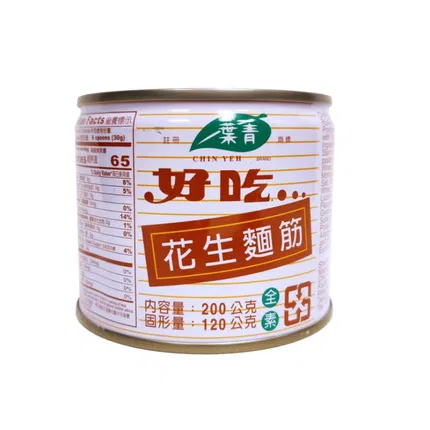 台湾青叶 即食花生面筋 200g