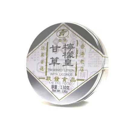 香港启发 甘草柠檬皇 盒装 130g