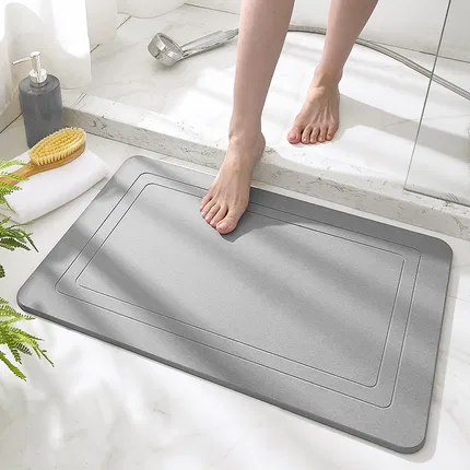 大江 硅藻泥浴室吸水地垫 #摩尔城堡