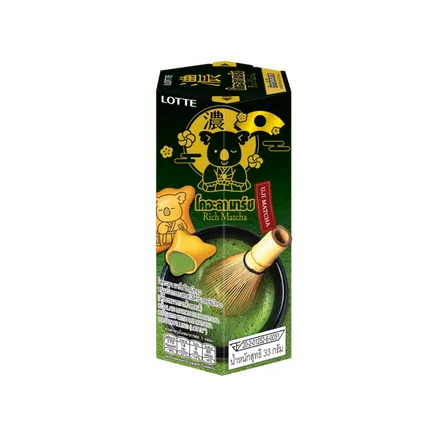 日本LOTTE乐天 考拉饼干 宇治抹茶注心 33g