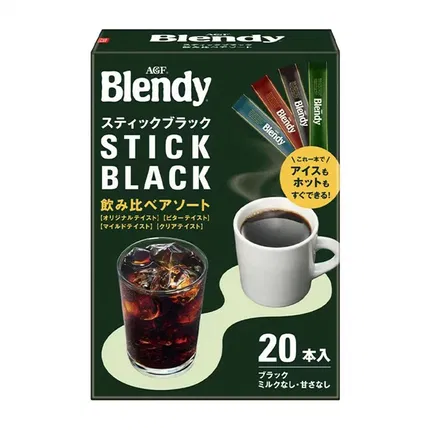 日本AGF Blendy 速溶黑咖啡组合 内含20条