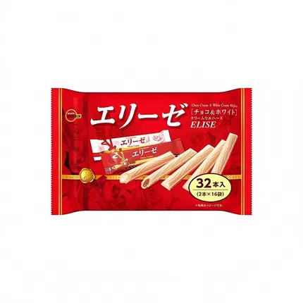 保质期2025-08-31 | 日本BOURBON波路梦 奶油巧克力威化饼 内含32枚