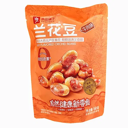 良品铺子 兰花豆 牛肉味 160g
