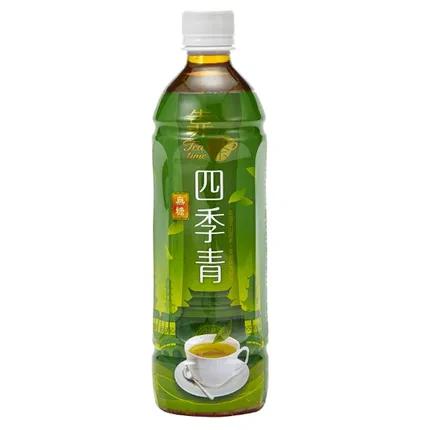 台湾波蜜 靠茶 四季青茶 无糖 580ml