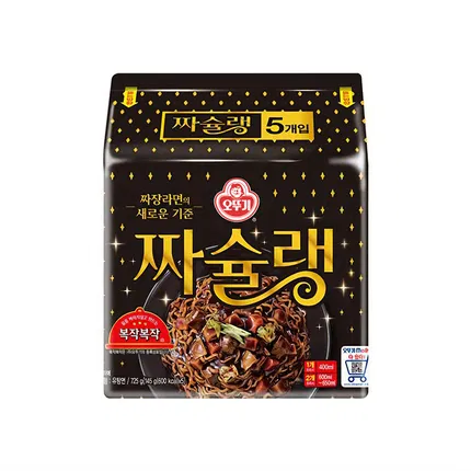 韩国OTTOGI不倒翁 特浓炸酱面 145g*5包入
