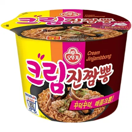 韩国OTTOGI不倒翁 奶油味海鲜面 105g