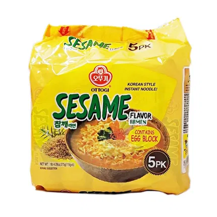 韩国OTTOGI不倒翁 芝麻拉面 115g*5包入
