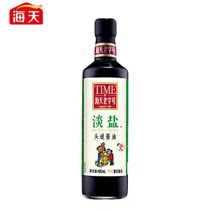 保质期2025-11-19 | 海天 头道酱油 淡盐 480ml