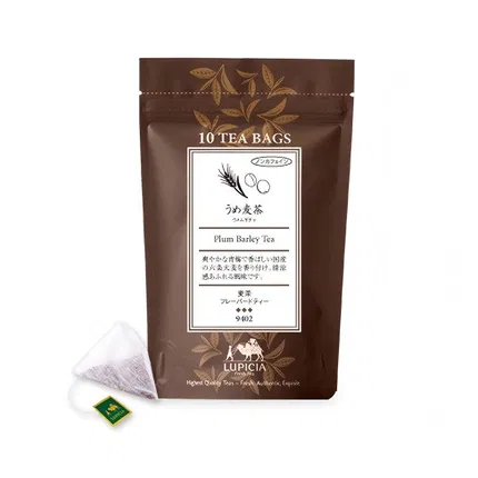 日本LUPICIA Plum Barley Tea 梅子大麦茶 无咖啡因 TB9402 茶包 内含10包