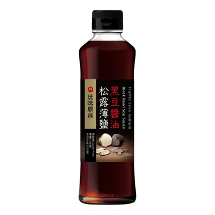 台湾万家香 松露薄盐黑豆酱油 350ml