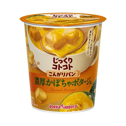 日本POKKA SAPPORO 脆皮面包 南瓜浓汤 34g