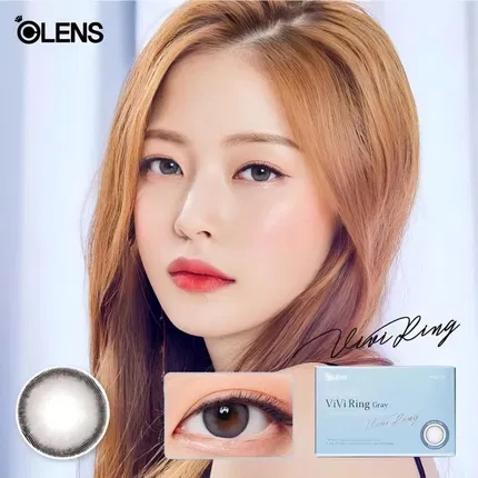 OLENS Vivi Ring Gray 美瞳 月抛 2枚入