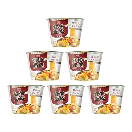 【6桶】阿宽 红油面皮 碗装 多味选